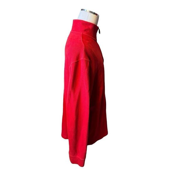 Ralph Lauren Polo Red Quarter Zip Pullover Sweater Men’s XL 100% Cotton Holiday - Picture 7 of 8